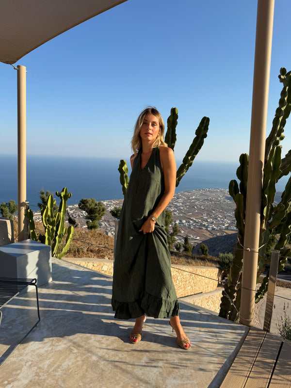 Robe Bélassane kaki