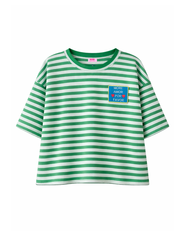 T-shirt More Amor Green