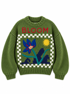 Pull Bloom vert