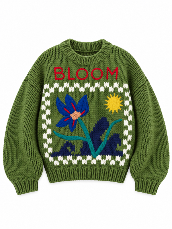 Pull Bloom vert