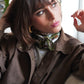 Foulard Ninon kaki