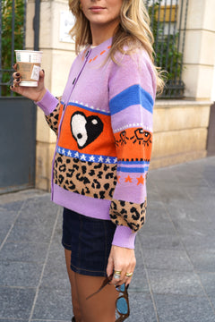 Gilet Soulmate mauve